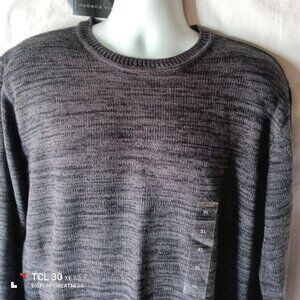 Men's Gray Crewneck Sweater Size XL XXL NWT